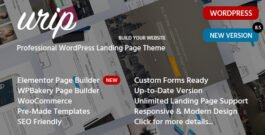 Urip –  Landing Page WordPress