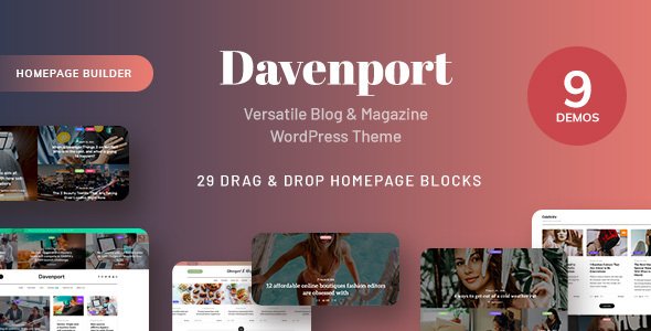 Davenport – Versatile Blog and Magazine WordPress Theme
