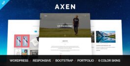 Axen – Personal Portfolio WordPress Theme