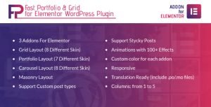 Read more about the article Fast Portfolio & Grid for Elementor WordPress Plugin