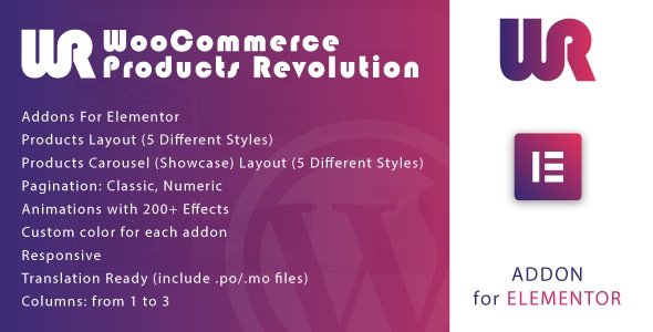 Read more about the article WooCommerce Products Revolution for Elementor WordPress Plugin