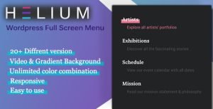 Read more about the article Helium: WordPress Full Screen Menu