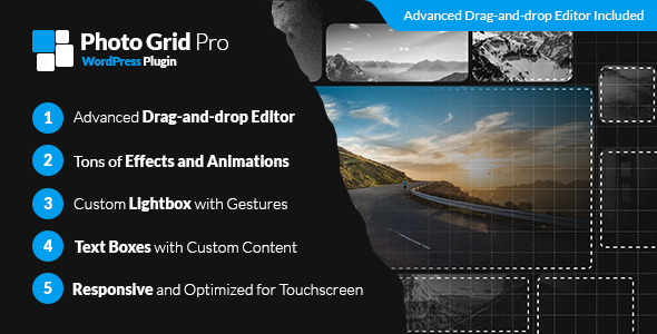 Read more about the article Photo Grid Pro – WordPress Interactive Grid Gallery Builder