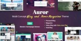 Auror- Blog Magazine WordPress Theme