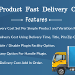 Woo Product Fast Delivery Cost