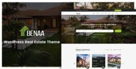 Benaa – Real Estate WordPress Theme