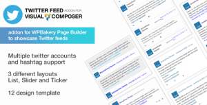 Read more about the article Twitter Feed Addon for Visual Composer – WPBakery Twitter Addon for WordPress
