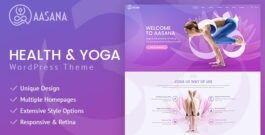 Aasana – Health and Yoga WordPress Theme