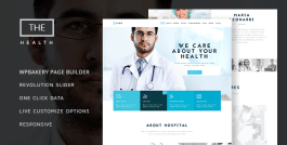 The Hospital – One and Multi Page Health Theme
