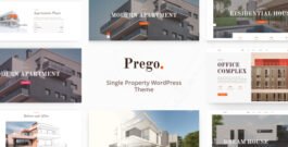 Prego – Single Property WordPress Theme