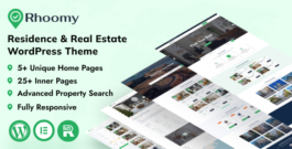 Rhoomy –  Real Estate WordPress Listing Theme