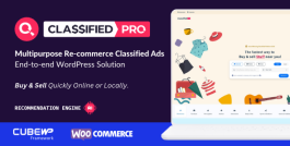 ClassifiedPro – ReCommerce Classified Ads WordPress Theme