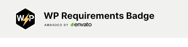 WordPress Requirements Badge