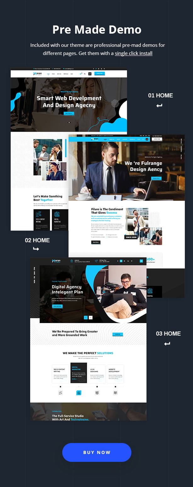 Moran - Technology & IT Solutions WordPress Theme - 7