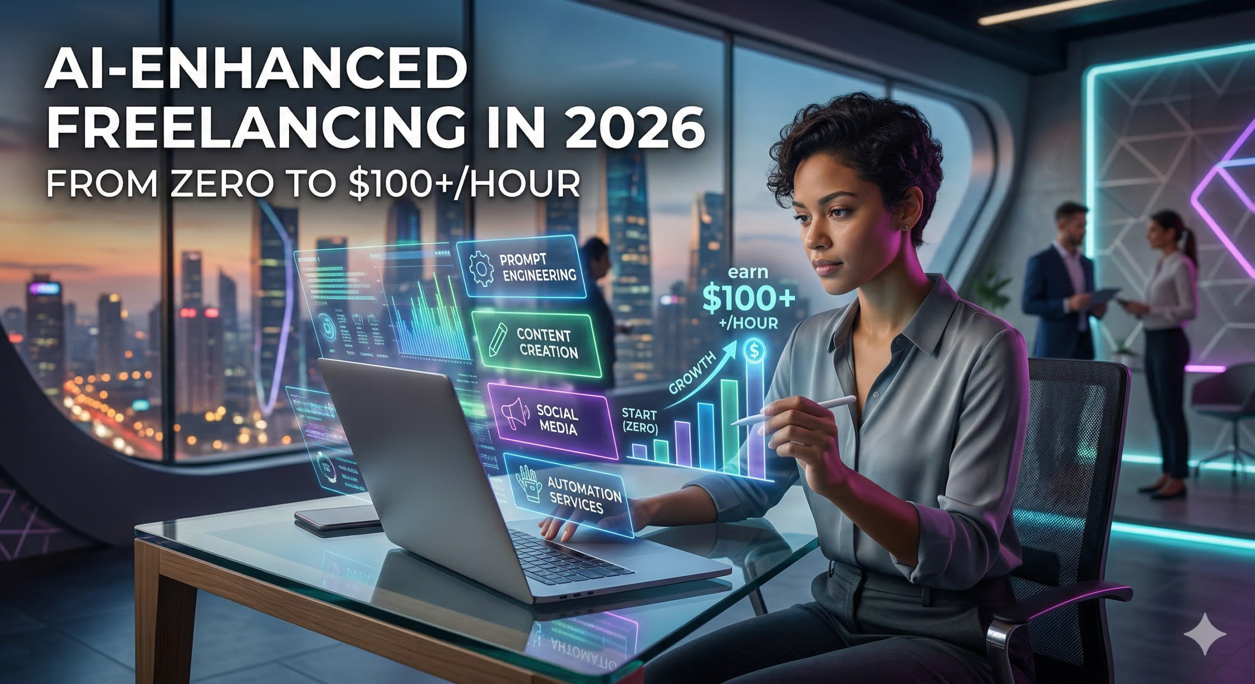 Read more about the article How to Start AI-Enhanced Freelancing in 2026: From Zero to 150k/Hour